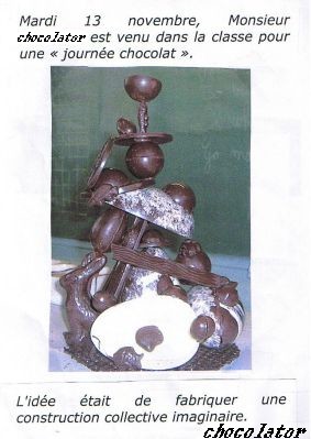 Atelier Chocolat CE1 (Classe de Mélody)