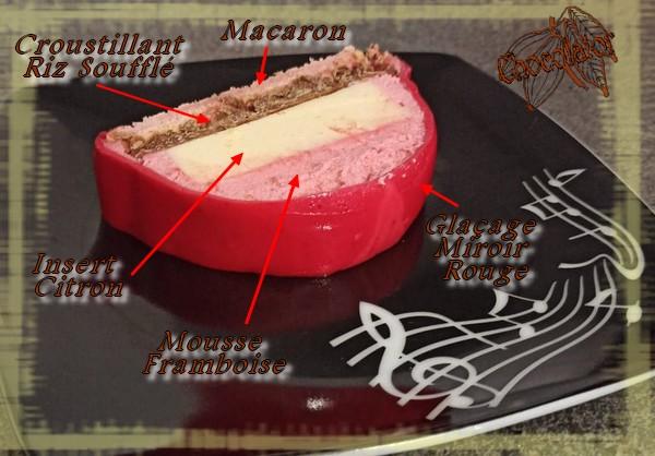 Recette bûche framboise et insert citron 